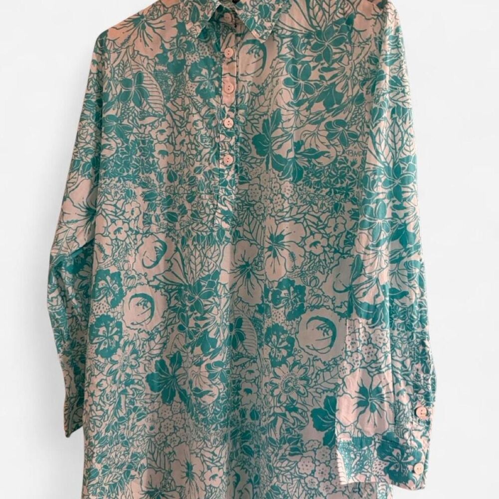 Women's Blue and Green Cover-ups